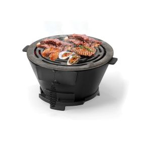 Outdoor Portable Charcoal Hibachi Grill with Grill Grate